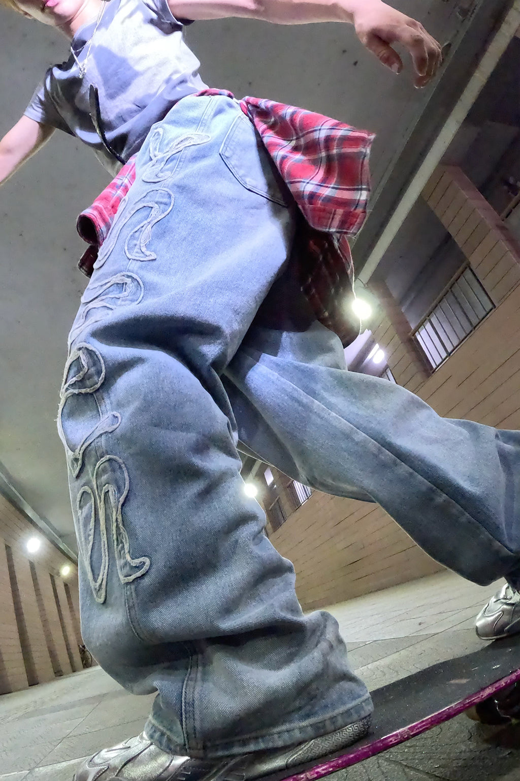 Deinet - [ggum X Deinet] Denim Pants In Blue - S product image 3 | TRAB K-Fashion Australia
