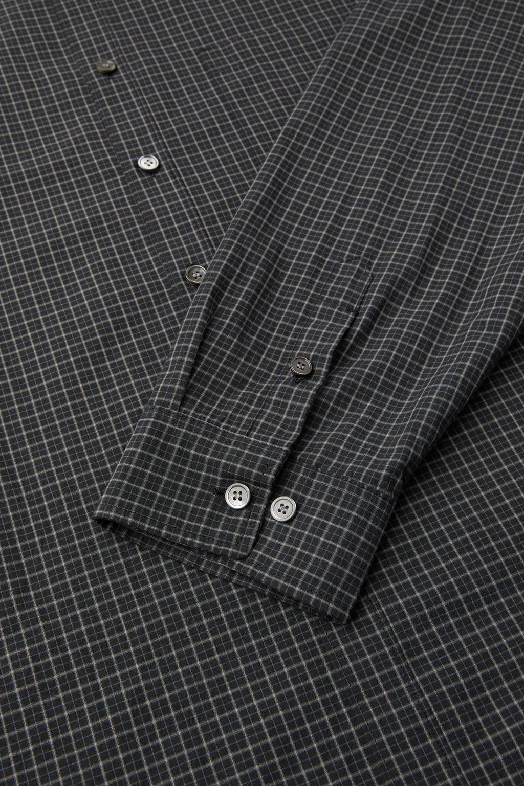 Coor - Windowpane Check Shirt (Black) product image 6 | TRAB K-Fashion Australia