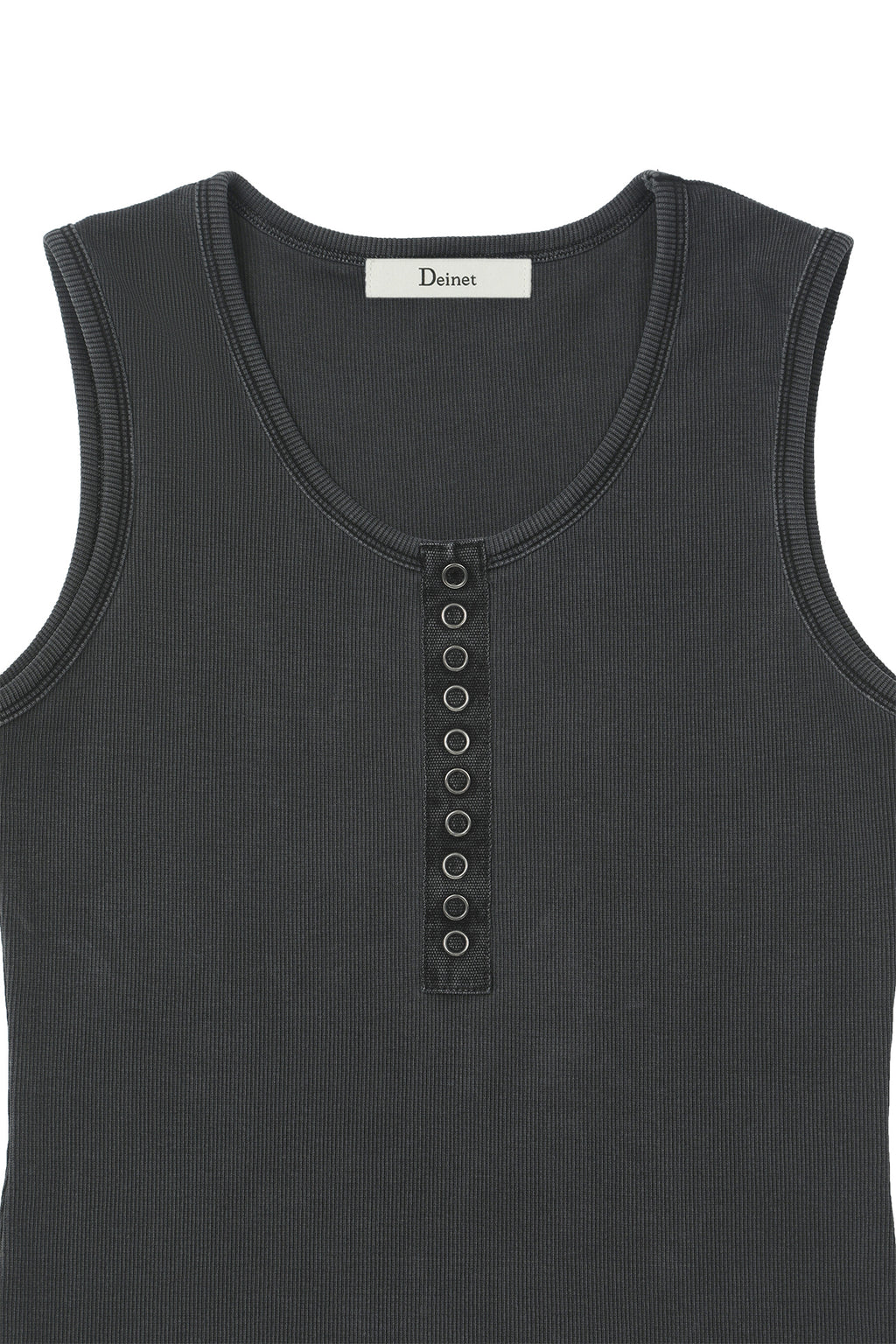 Deinet - Ring Point Pigment Sleeveless (Charcoal) product image 9 | TRAB K-Fashion Australia