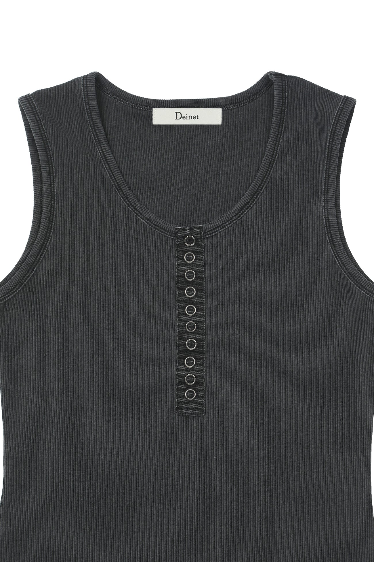 Deinet - Ring Point Pigment Sleeveless (Charcoal) product image 9 | TRAB K-Fashion Australia