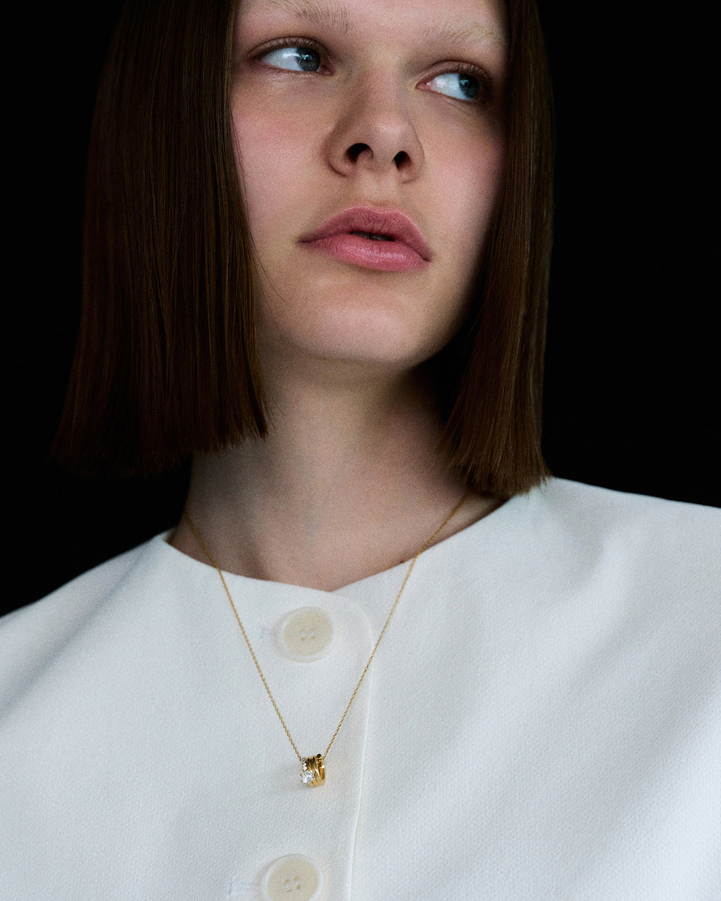 Numbering - Coil Spiral Necklace / 6 Prong #8702 product image 1 | TRAB K-Fashion Australia
