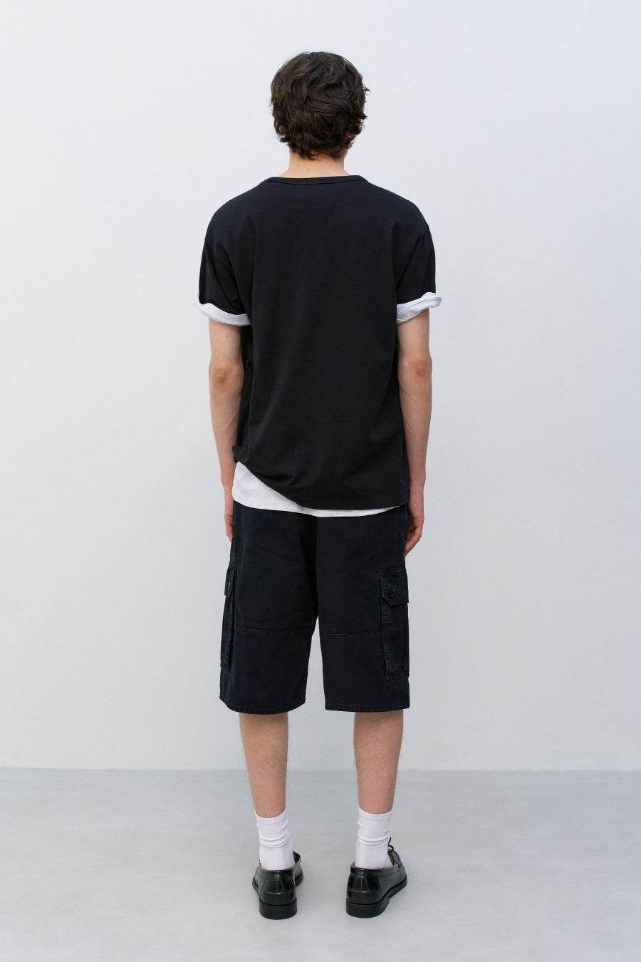 Insilence - Scoop Neck Pocket Short Sleeve (Black) product image 4 | TRAB K-Fashion Australia