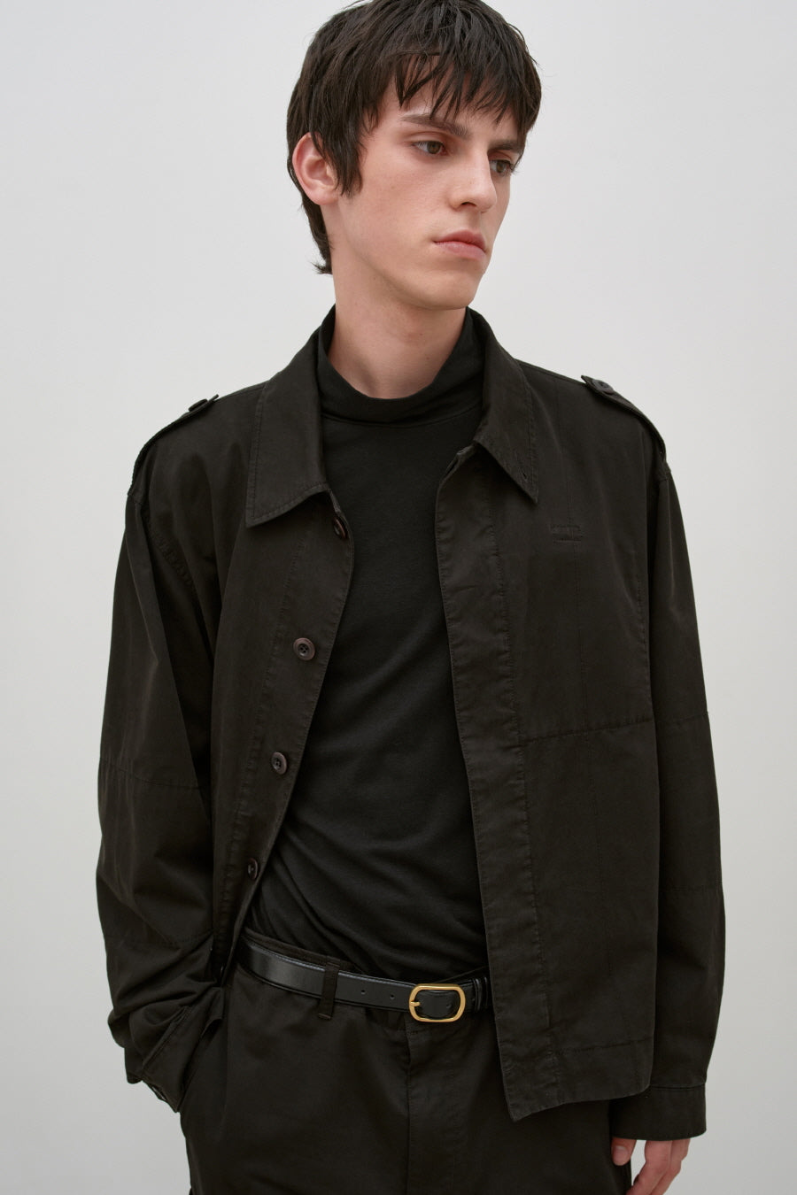 Insilence - Military Mechanic Jacket (Black) product image 2 | TRAB K-Fashion Australia