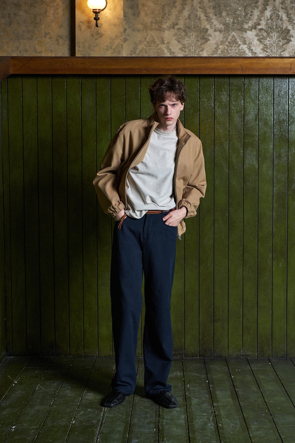 STU - Shift High-neck Jacket (Beige) product image 8 | TRAB K-Fashion Australia