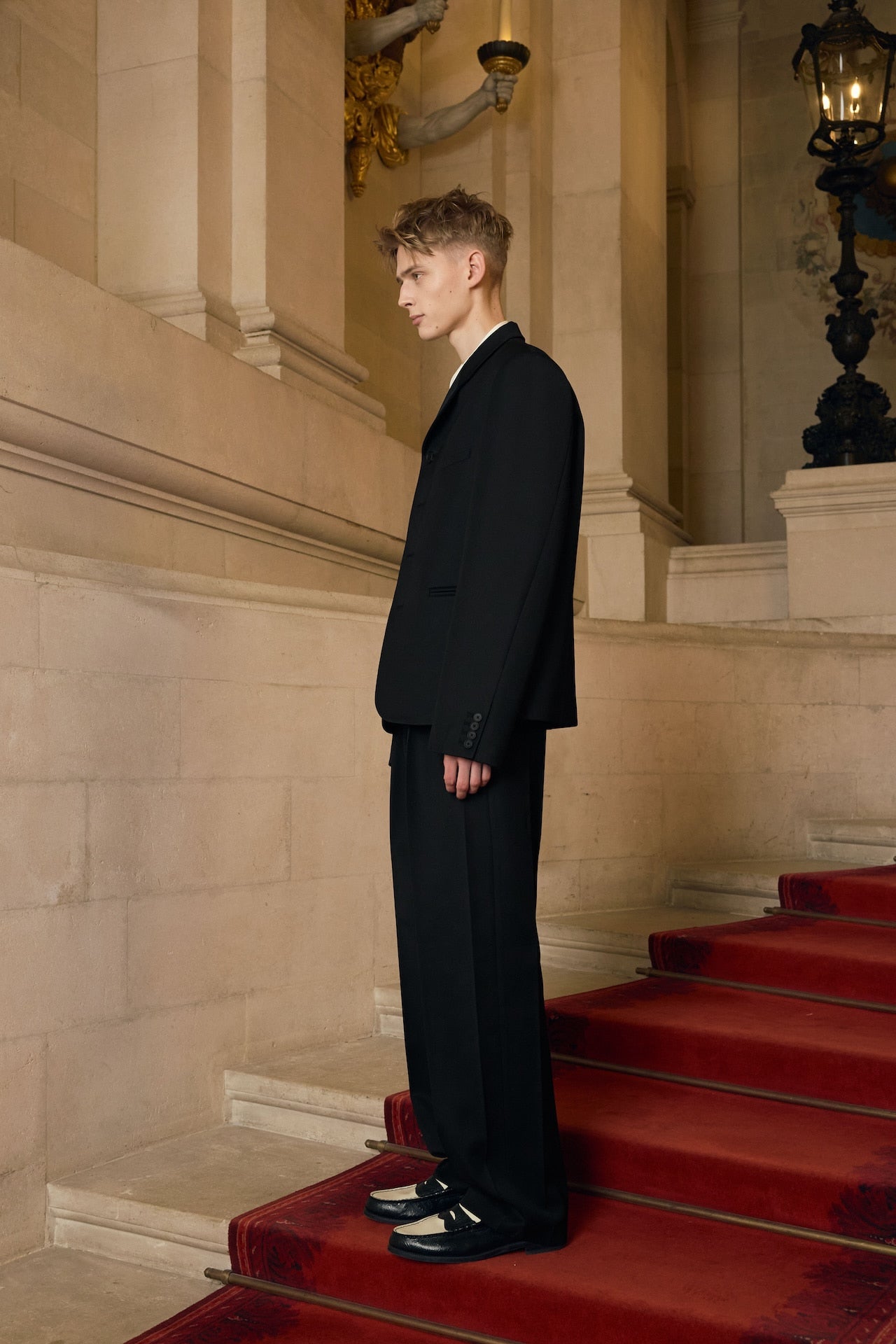 STU - Crease Double Belt Slacks (Black) product image 11 | TRAB K-Fashion Australia