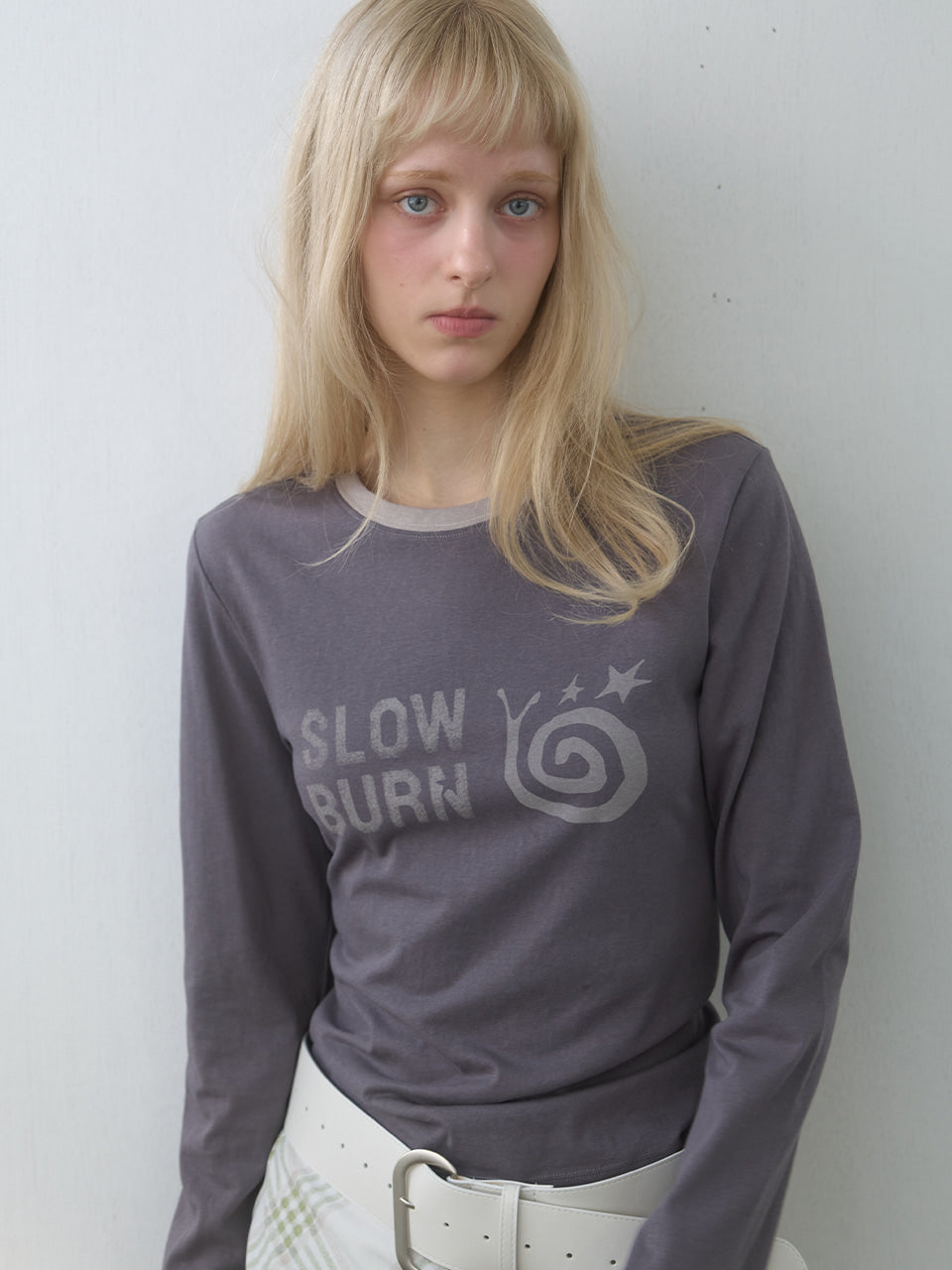 Kijun - Slow Burn Tee (Charcoal) product image 6 | TRAB K-Fashion Australia