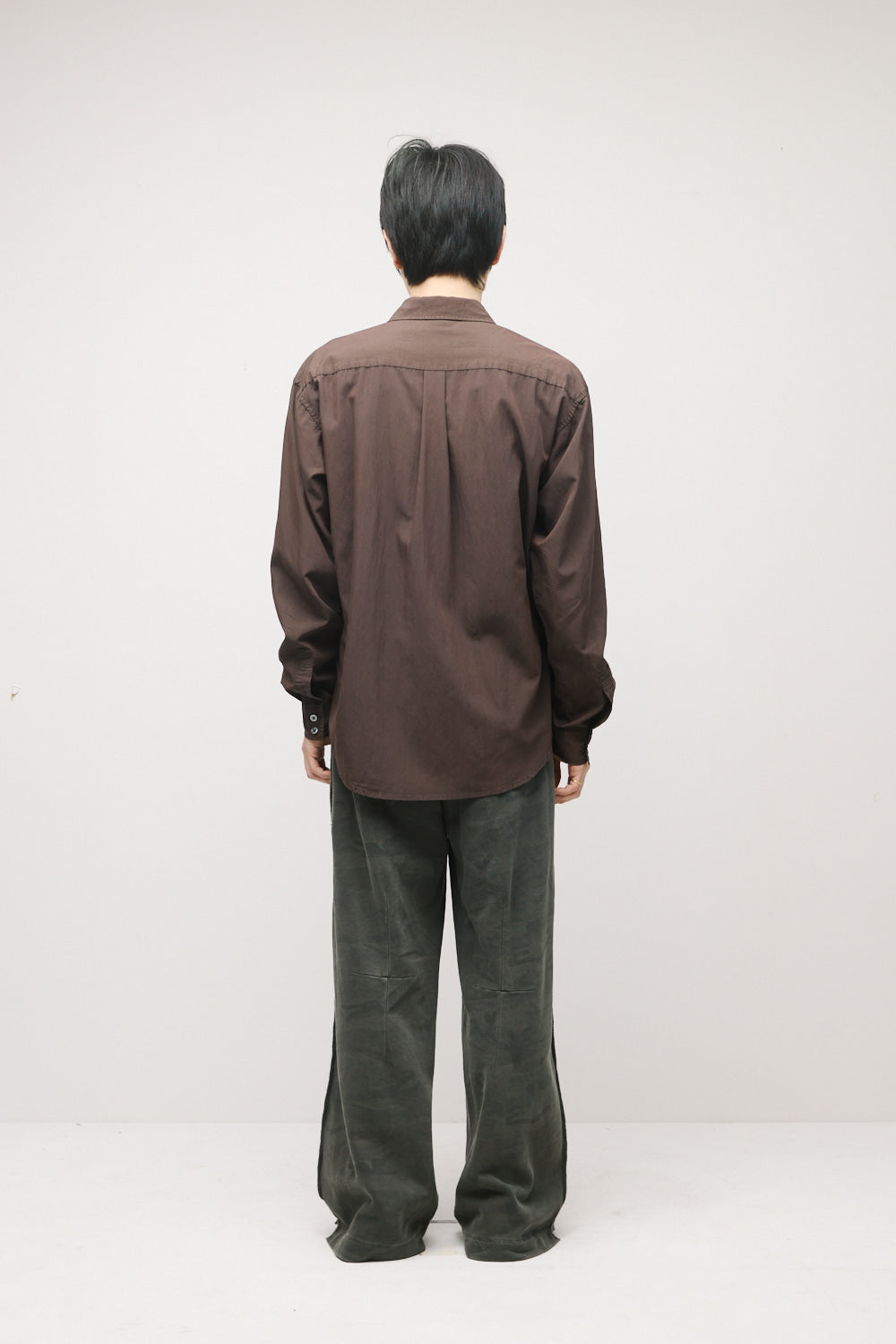 Hatchingroom - Rana Shirt (Over Dyed Brown) product image 5 | TRAB K-Fashion Australia