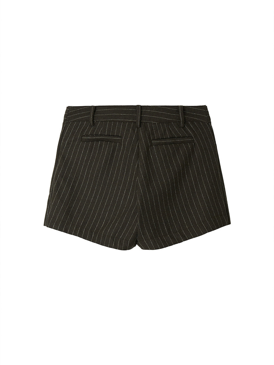 Kijun - Pin Stripe Wrap Shorts (Khaki Brown) product image 8 | TRAB K-Fashion Australia