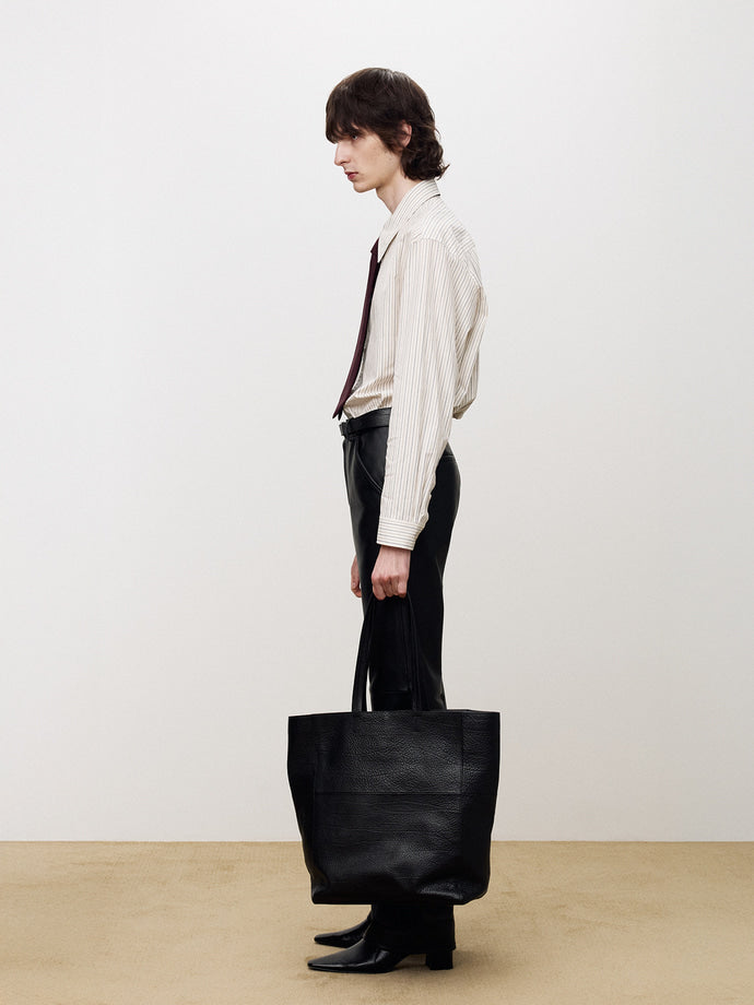 Tonywack - Brushed Cotton Multi Stripe Shirt (Ecru Multi Stripe) product image 3 | TRAB K-Fashion Australia