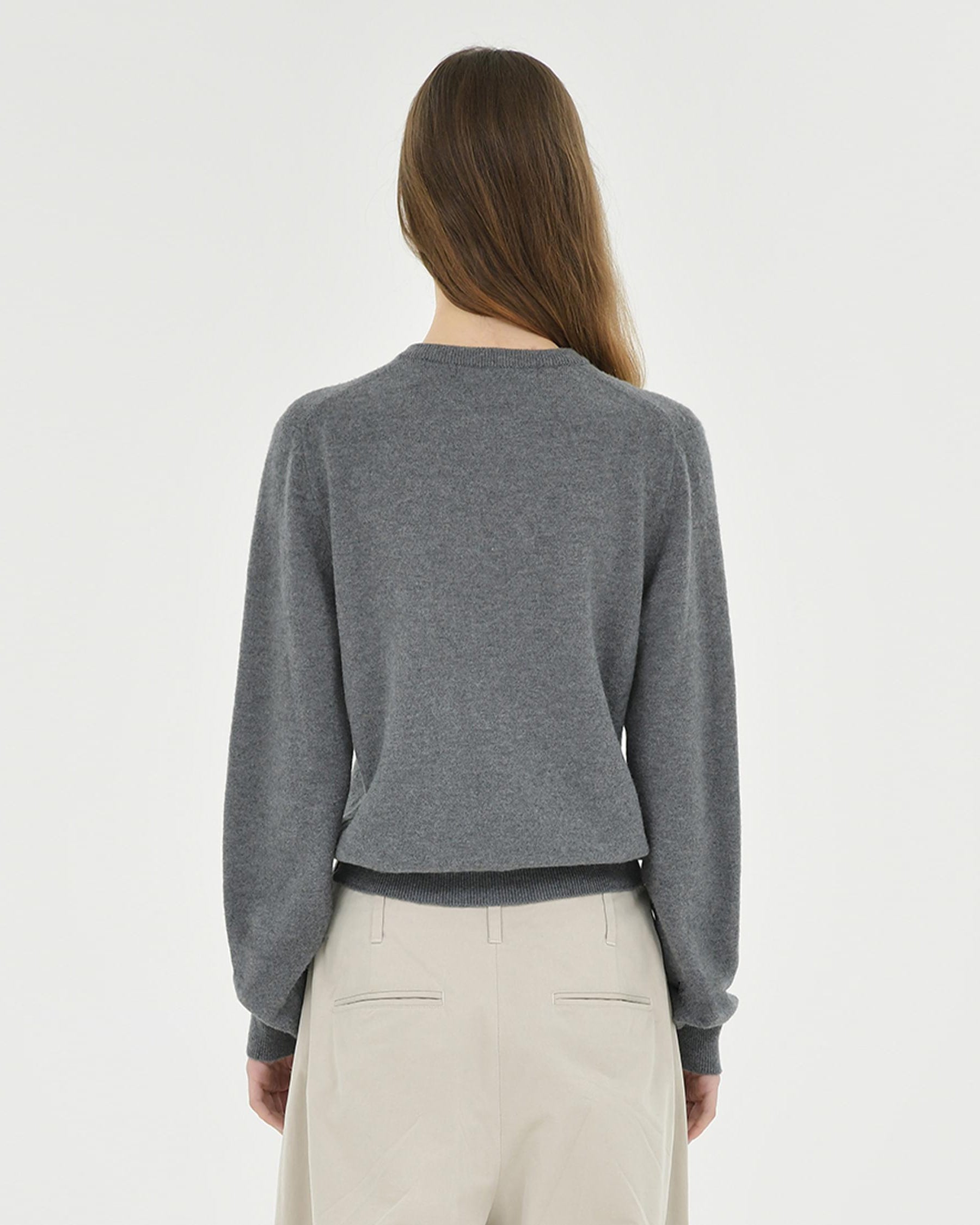 Brownyard - Round Cardigan (Grey) product image 2 | TRAB K-Fashion Australia