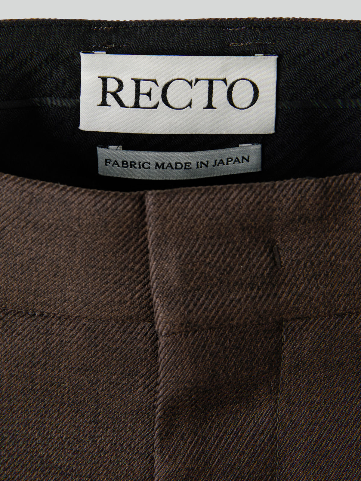 Recto - Crease Detail Flare Pants (Vintage Brown) product image 15 | TRAB K-Fashion Australia