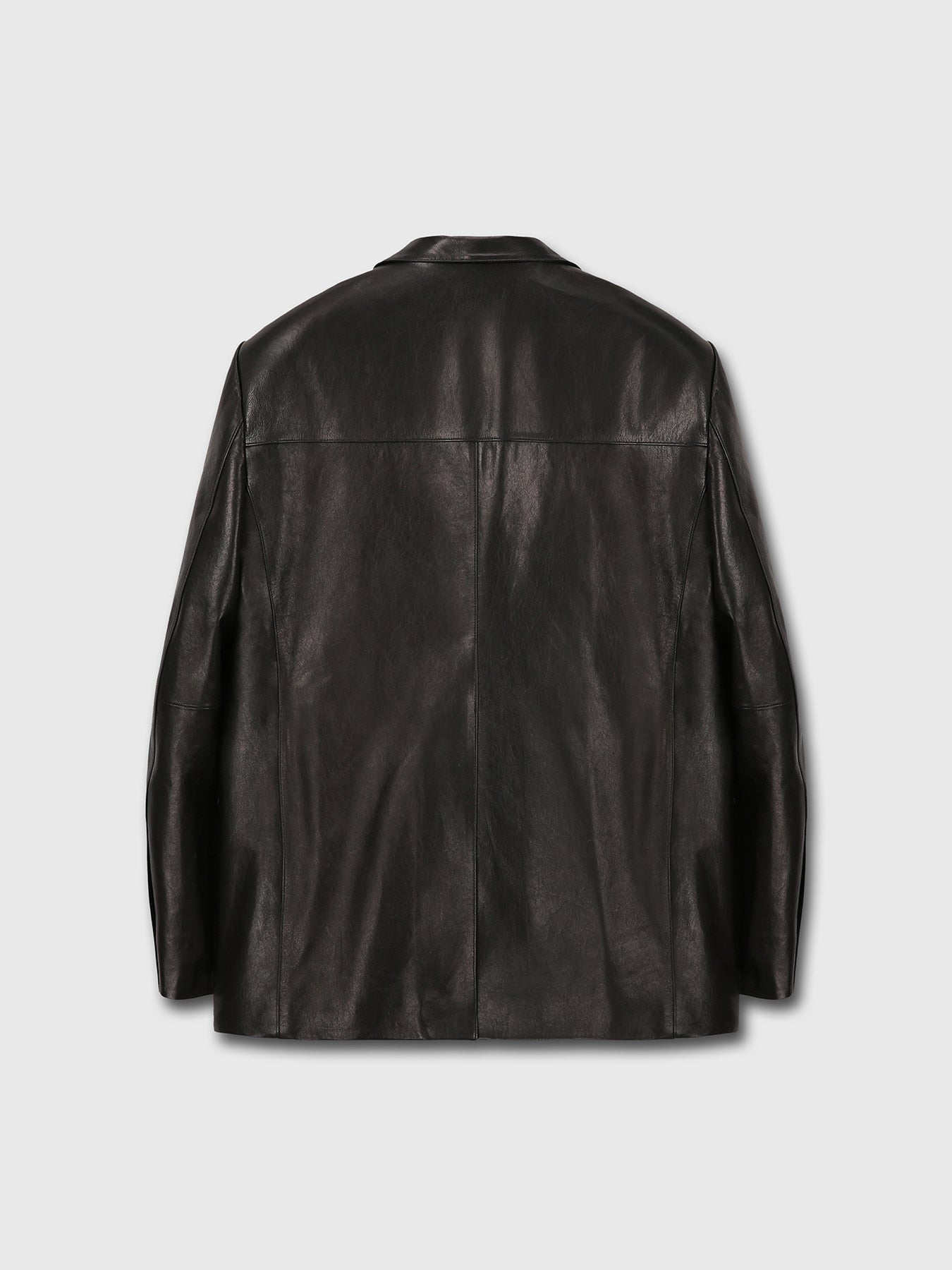 Tonywack - Vegetable Tanned Lamb Leather Tailored Jacket (Black) product image 8 | TRAB K-Fashion Australia