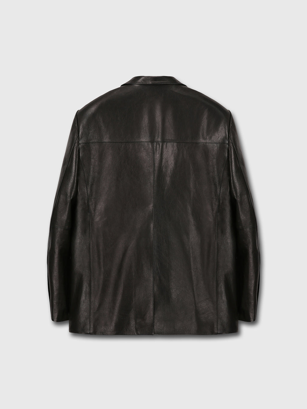 Tonywack - Vegetable Tanned Lamb Leather Tailored Jacket (Black) product image 8 | TRAB K-Fashion Australia