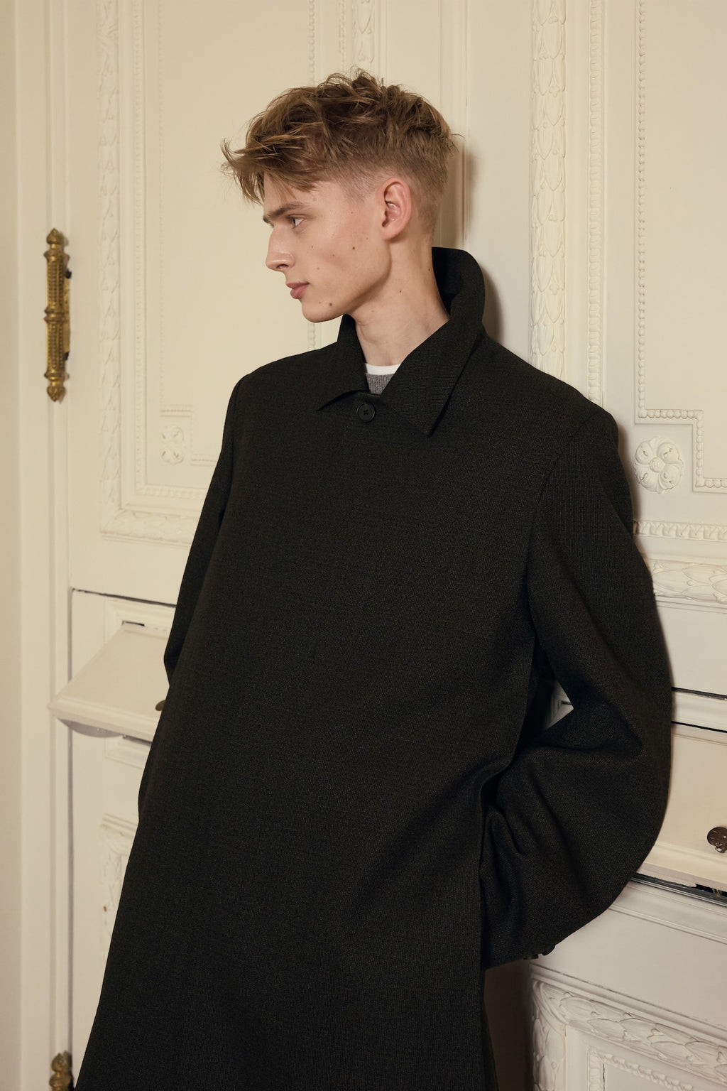 STU - Crease Mac Coat (Brown) product image 14 | TRAB K-Fashion Australia