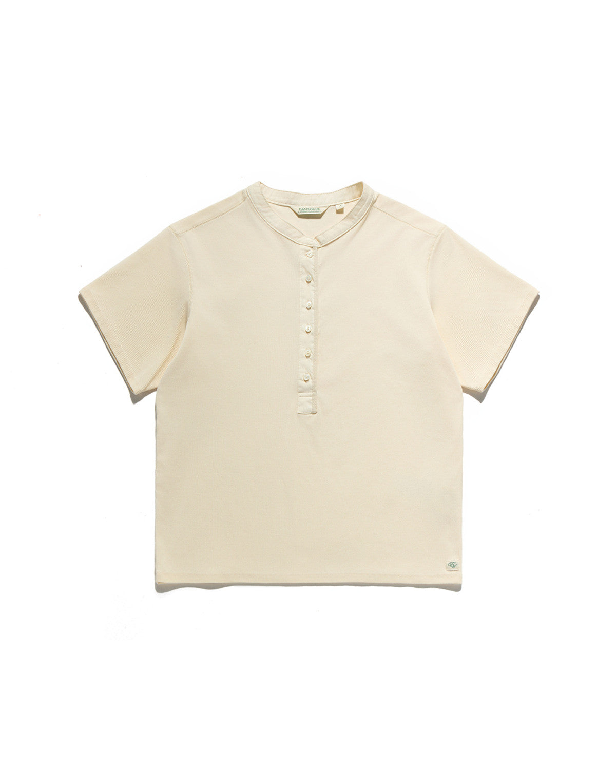 Eastlogue - Henry Neck Half T-shirts (Cream) product image 2 | TRAB K-Fashion Australia