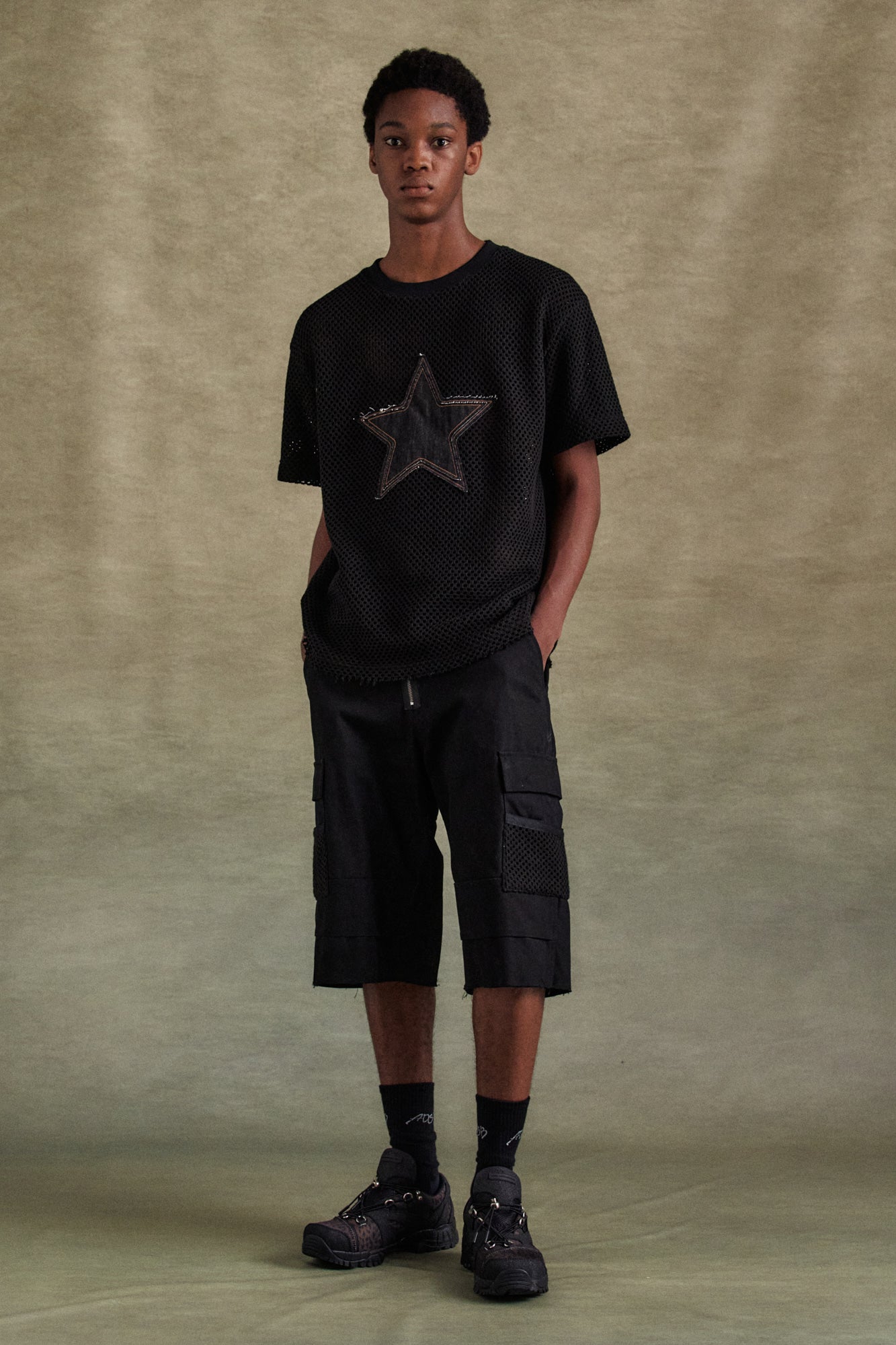 Andersson Bell - Depot Cotton Cargo Shorts (Black) product image 6 | TRAB K-Fashion Australia