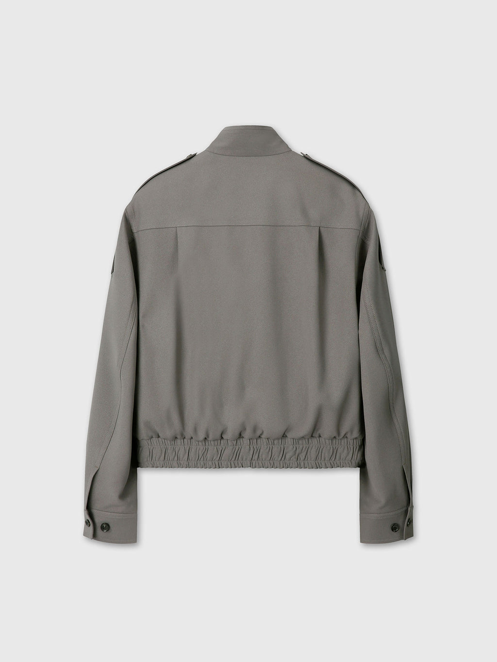 Tonywack - Stand Collar Epaulette Blouson (Ash Olive) product image 10 | TRAB K-Fashion Australia
