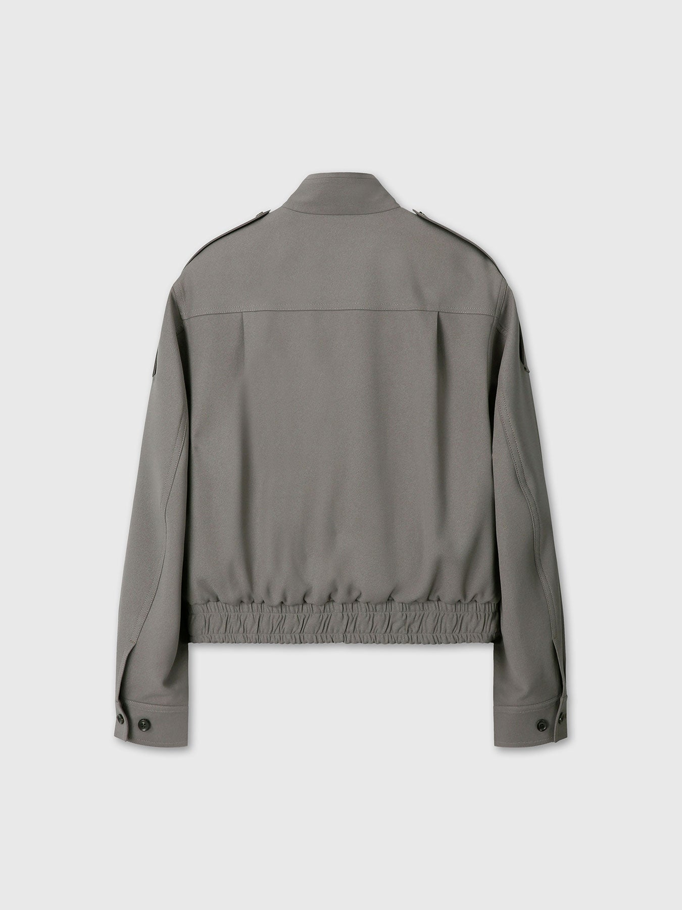 Tonywack - Stand Collar Epaulette Blouson (Ash Olive) product image 10 | TRAB K-Fashion Australia