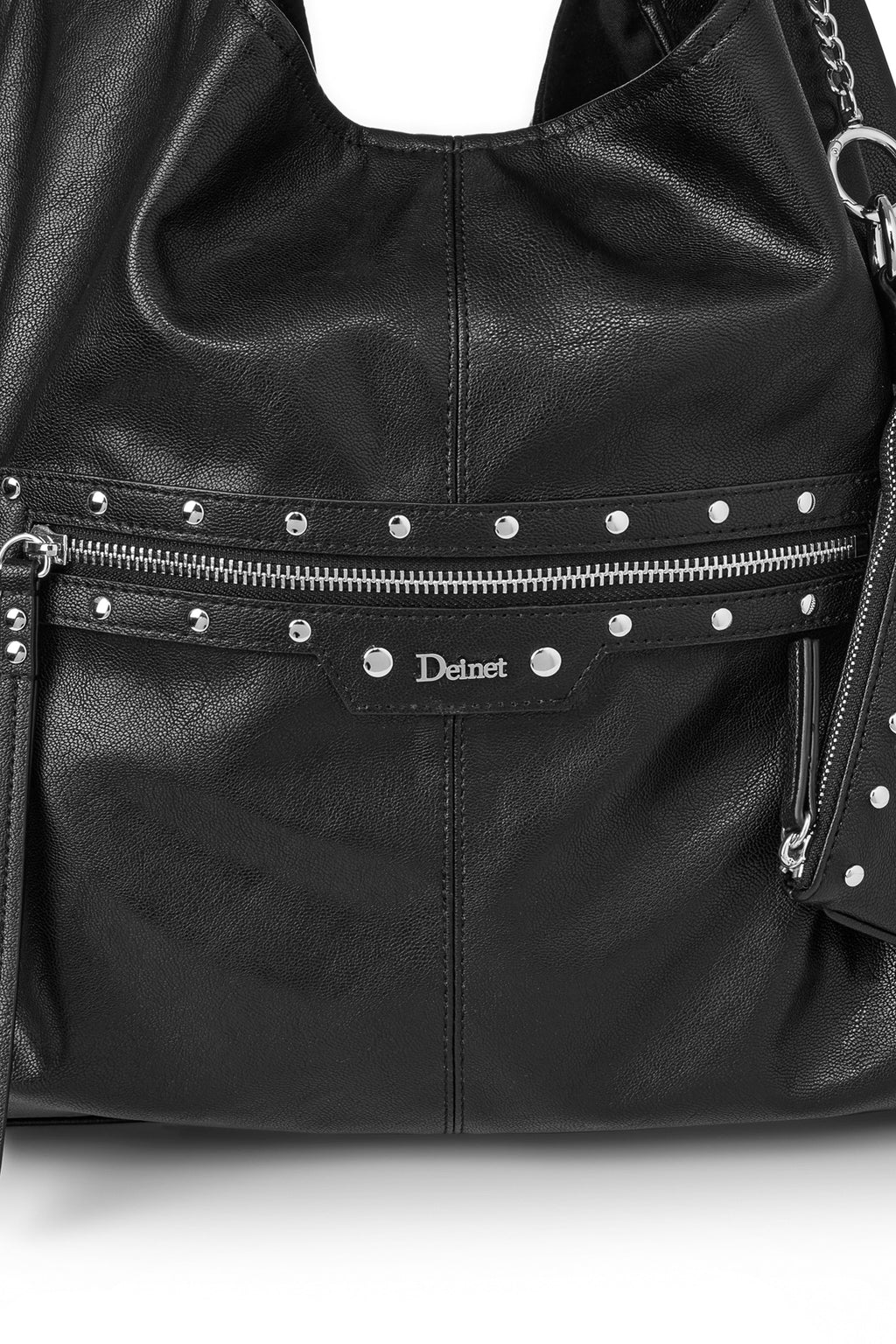 Deinet - Stud Detail Point Pocket Bag (Black) product image 13 | TRAB K-Fashion Australia