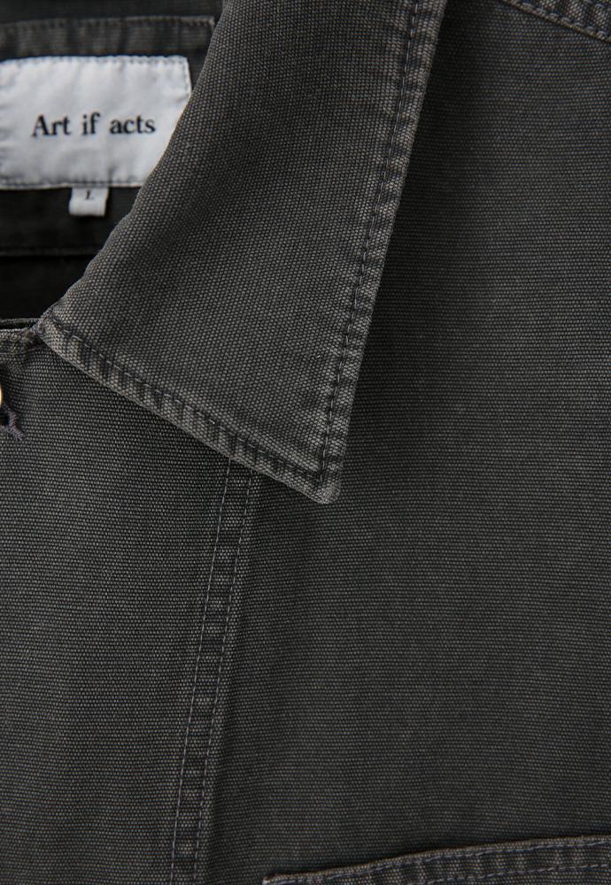 Art if acts - Garment Dyed Western Coverall Jacket (Faded Charcoal) product image 15 | TRAB K-Fashion Australia