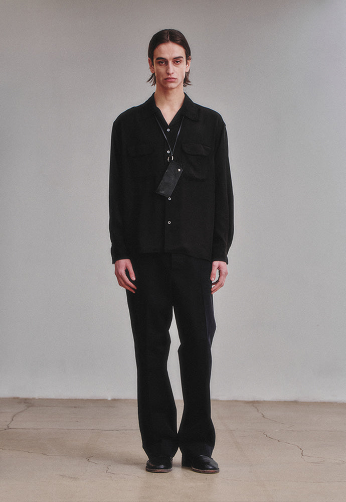 Art if acts - Tencel Two Pocket Shirt (Faded Black) product image 3 | TRAB K-Fashion Australia