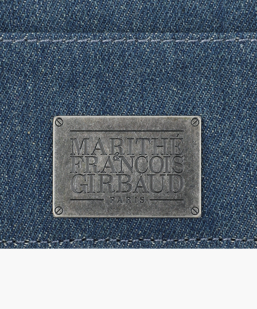 Marithe & Francois Girbaud - Classic Logo Card Wallet (Vintage Blue) product image 3 | TRAB K-Fashion Australia