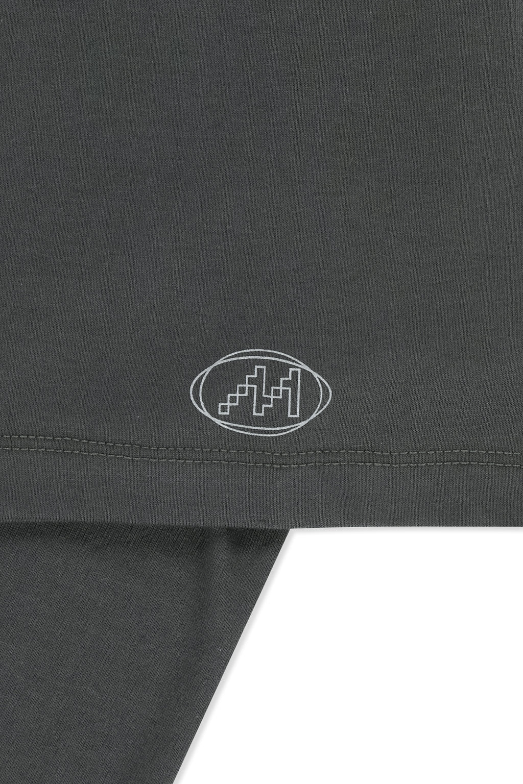 Matin Kim - Matin Pace Sprint Graffiti Top (Charcoal) product image 5 | TRAB K-Fashion Australia