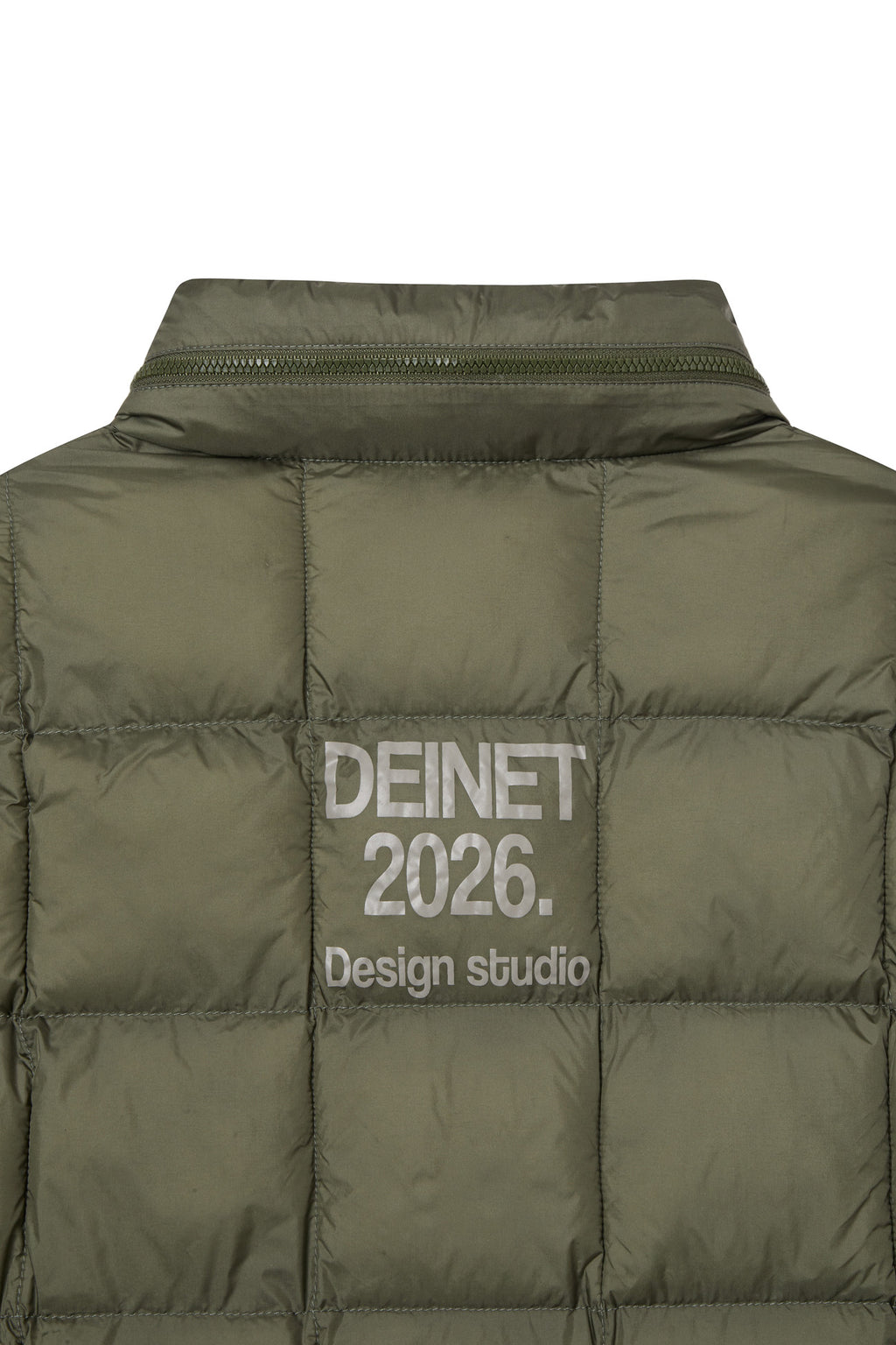 Deinet - Point Wellon Hood Vest (Khaki) product image 6 | TRAB K-Fashion Australia