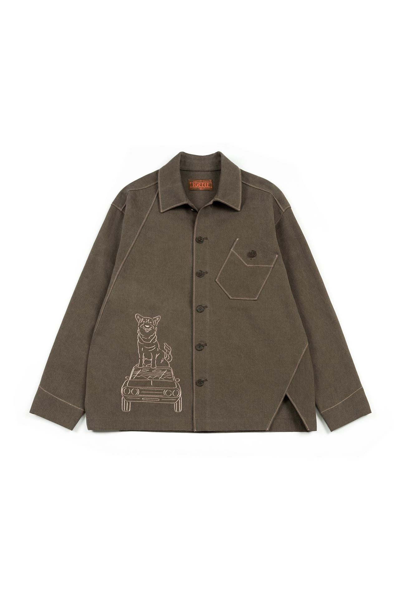 Ioedle - Diagonal Landscape Shirt (Brown) product image 2 | TRAB K-Fashion Australia