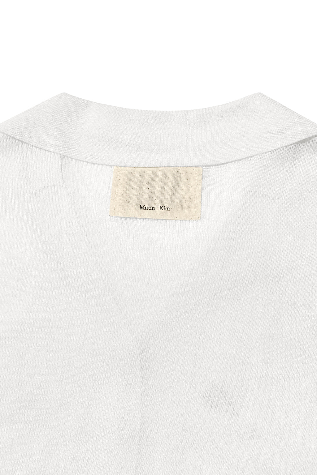 Matin Kim - String Point Plain Long Cardigan (White) product image 5 | TRAB K-Fashion Australia