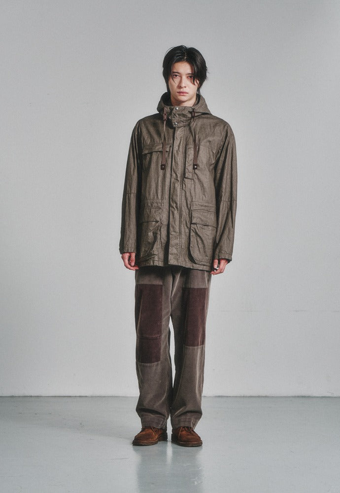 Art if acts - Linen Rain Parka (Wood) product image 1 | TRAB K-Fashion Australia