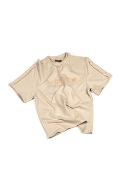 Ioedle - Space Casino T-Shirt (Beige) product image 1 | TRAB K-Fashion Australia