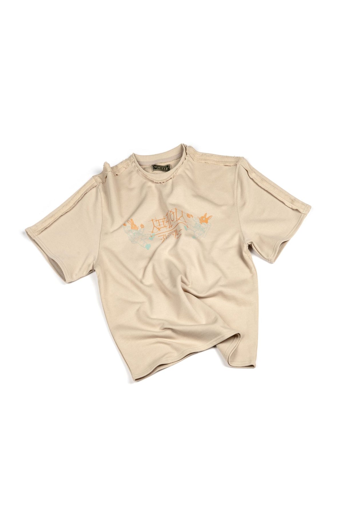 Ioedle - Space Casino T-Shirt (Beige) product image 1 | TRAB K-Fashion Australia