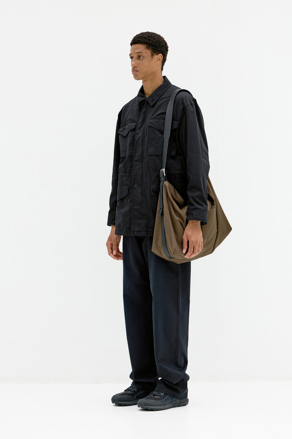 Coor - Washed Cotton M-51 Field Jacket (Black) product image 3 | TRAB K-Fashion Australia