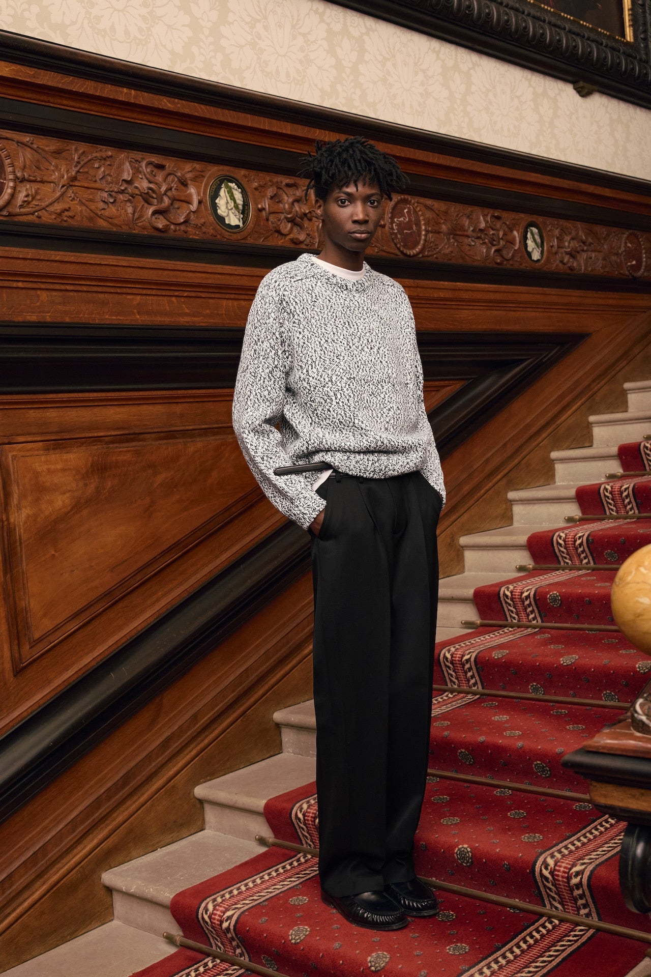 STU - Heather Round Neck Knit (OC) product image 9 | TRAB K-Fashion Australia