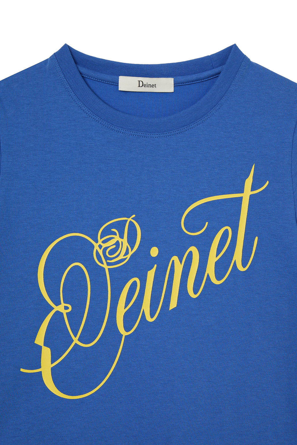 Deinet - Rose Typo Graphic T-Shirt (Blue) product image 13 | TRAB K-Fashion Australia