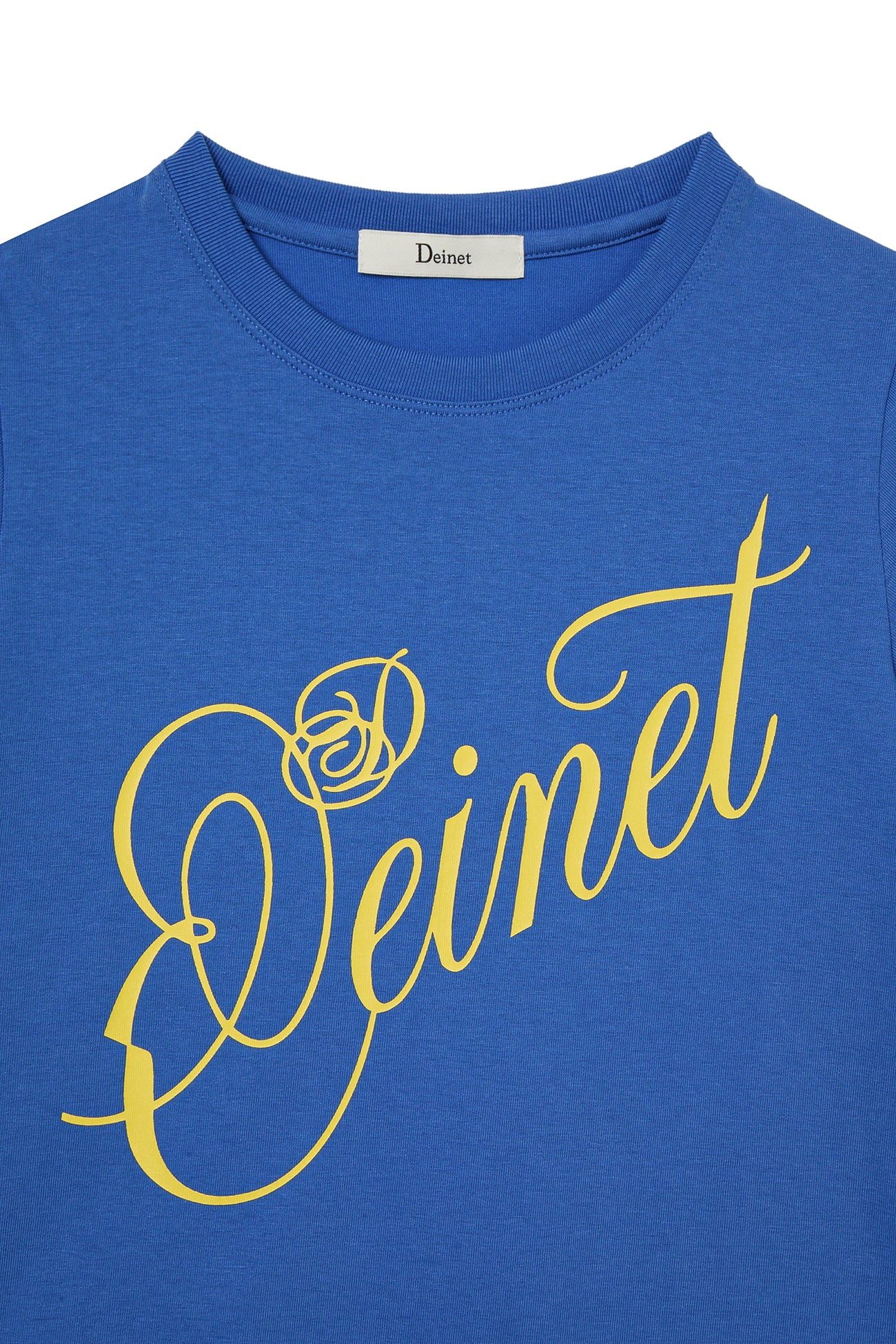 Deinet - Rose Typo Graphic T-Shirt (Blue) product image 13 | TRAB K-Fashion Australia