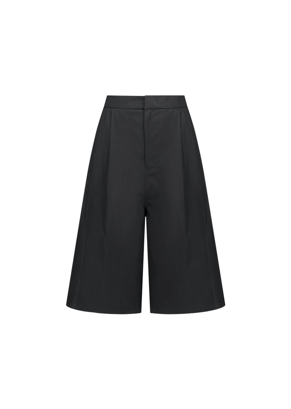 Amomento - Two Tuck Wide Shorts (Black) product image 2 | TRAB K-Fashion Australia