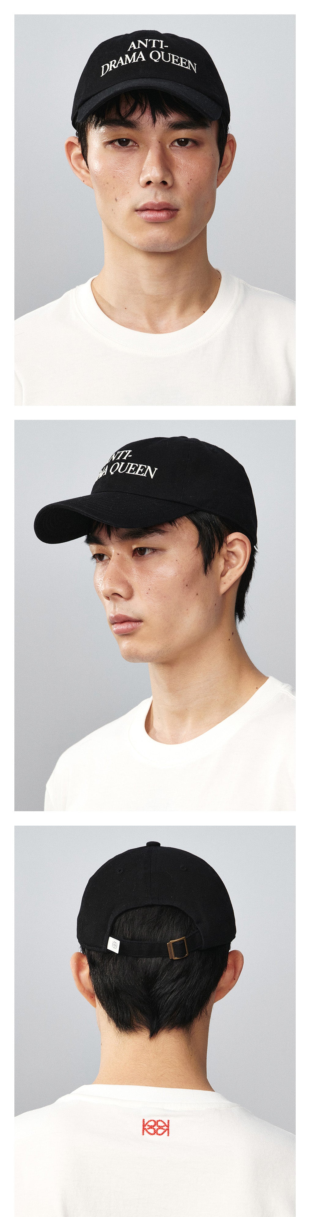 Kijun - ANTI-DRAMA QUEEN Ball Cap (Black) product image 2 | TRAB K-Fashion Australia