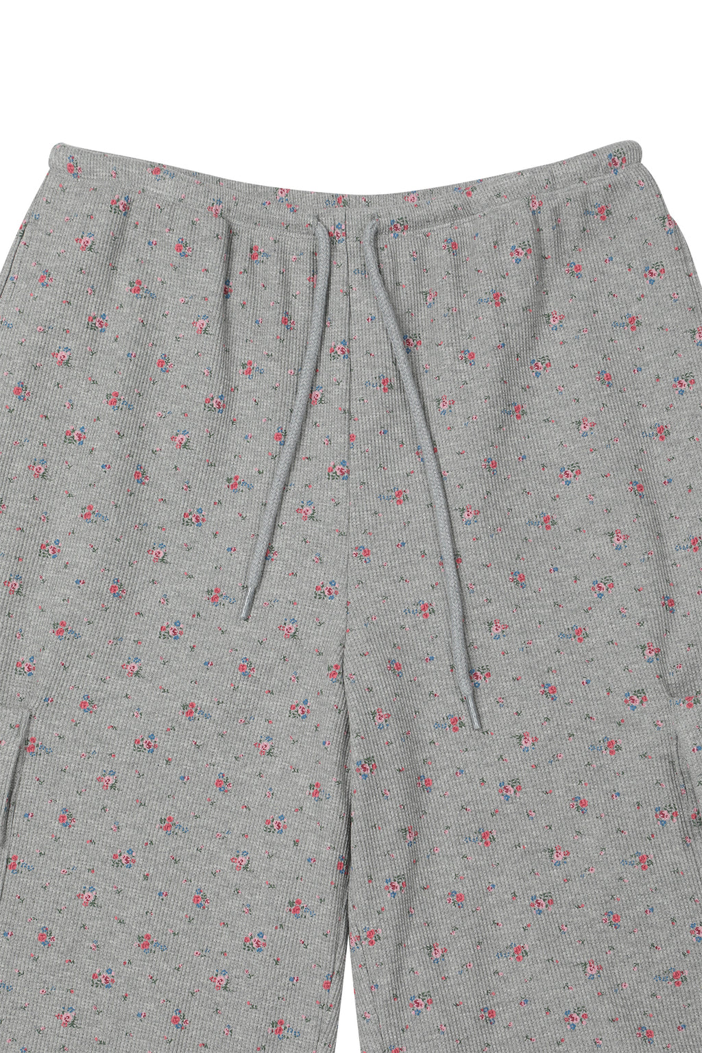 Deinet - Soft Waffle Flower Jersey Cargo Bermuda Pants (Melange Grey) product image 12 | TRAB K-Fashion Australia