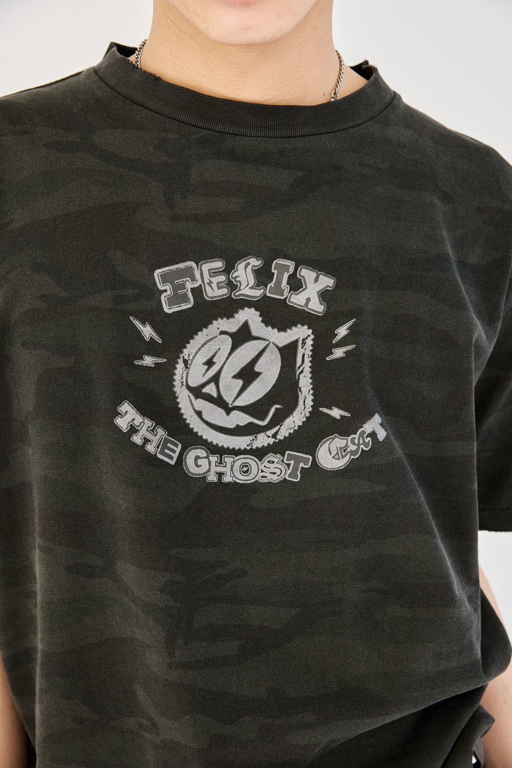 Hatchingroom - Lightning Ghost Felix Tee Over Dyed (Camo) product image 13 | TRAB K-Fashion Australia