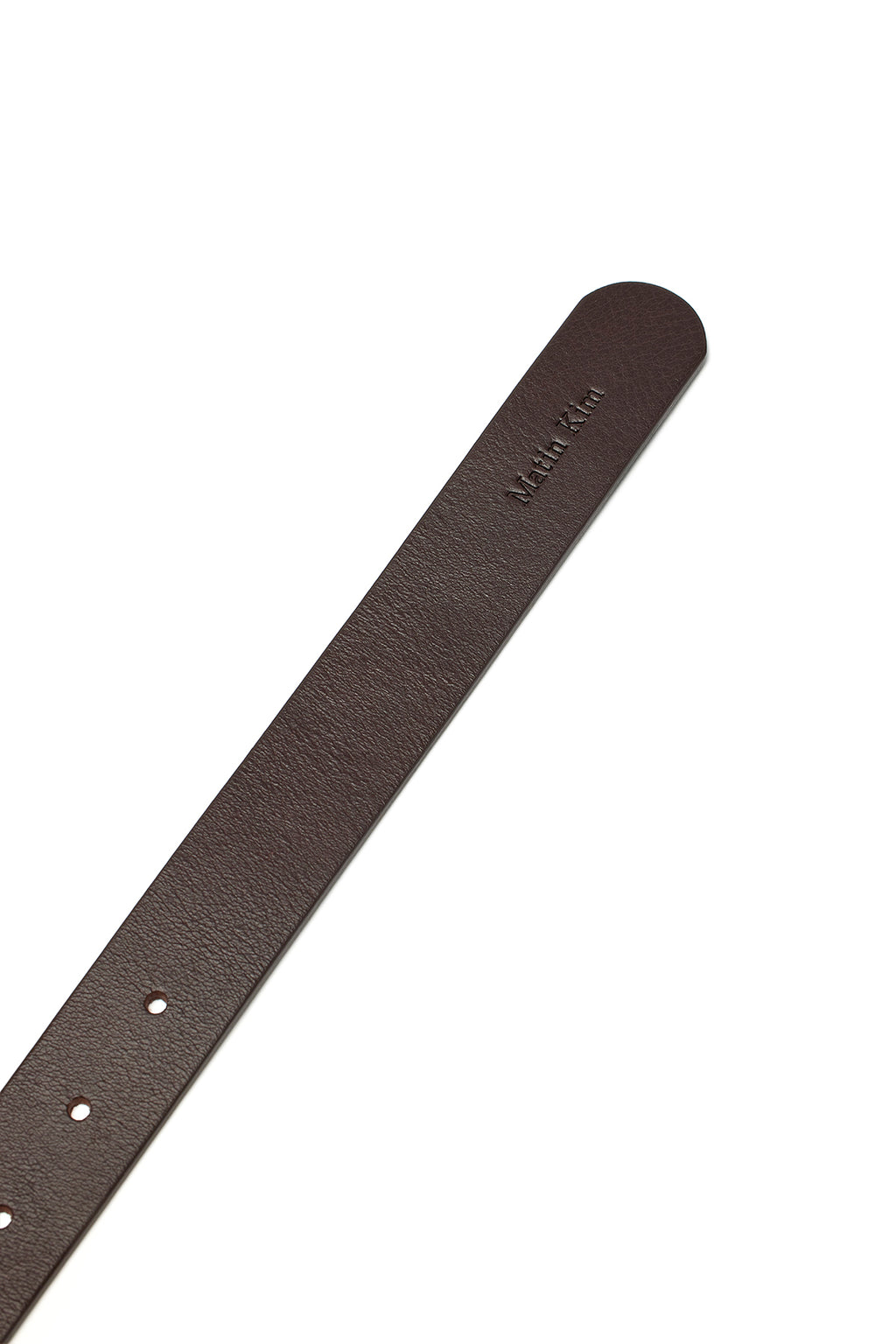 Matin Kim - Vintage Leather Belt (Dark Brown) product image 3 | TRAB K-Fashion Australia