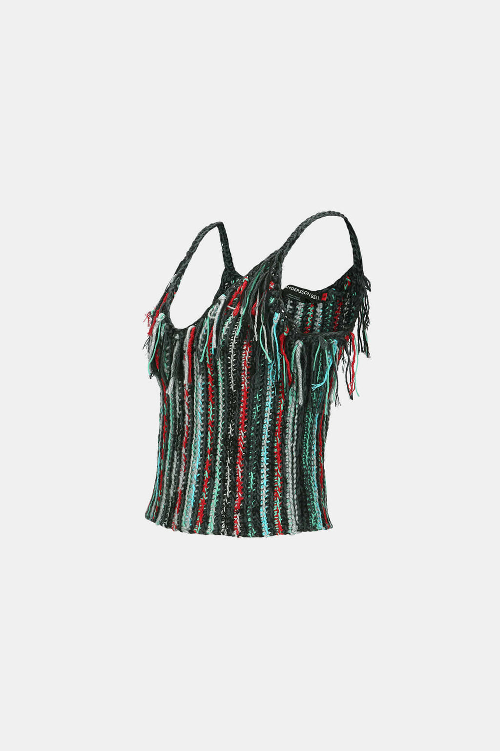 Andersson Bell - Peytona Fringed Hand Knitted Top (Multi) product image 7 | TRAB K-Fashion Australia