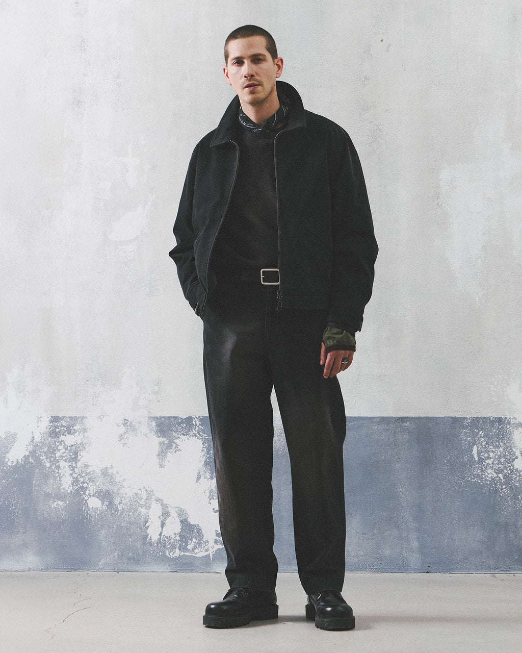 Eastlogue - Army Mil Printed Chino Pants (Black Herringbone) product image 5 | TRAB K-Fashion Australia