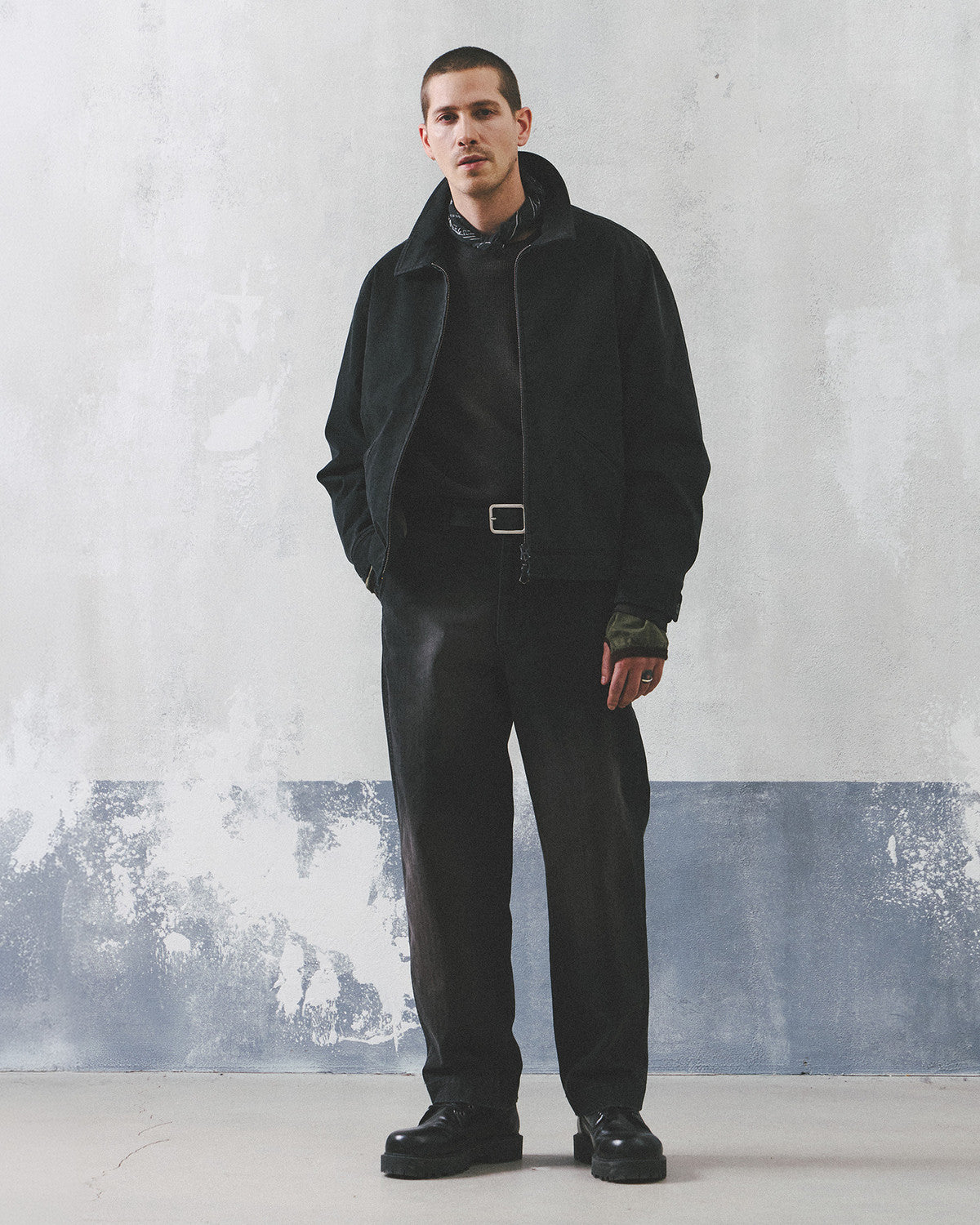 Eastlogue - Army Mil Printed Chino Pants (Black Herringbone) product image 5 | TRAB K-Fashion Australia