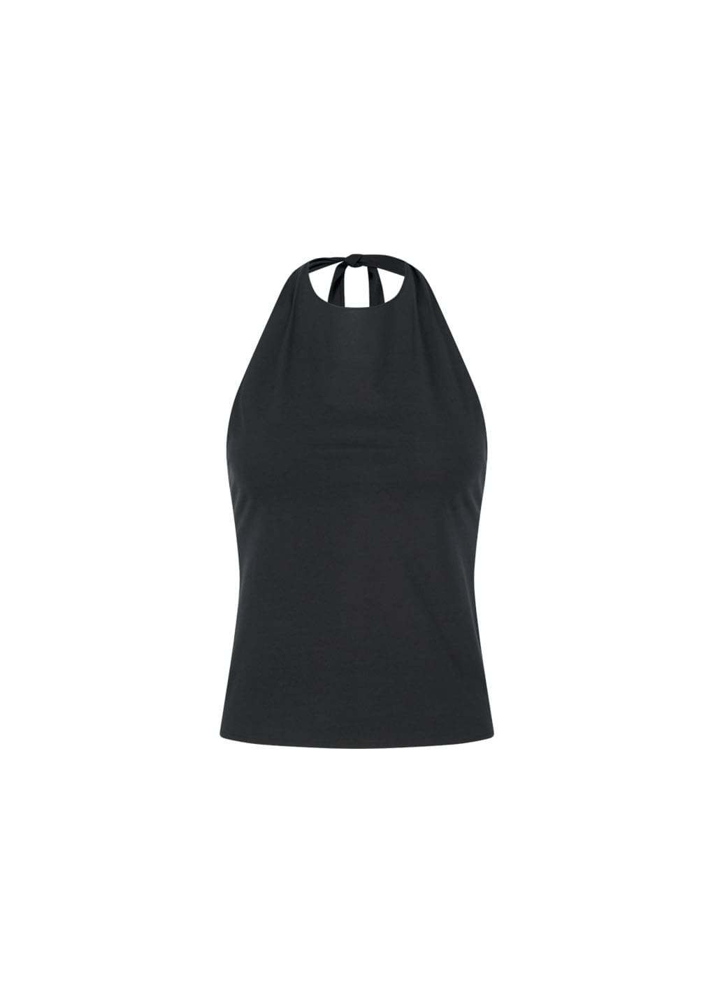 Amomento - [Pre-Order] Jersey Halter Neck Top (Charcoal) product image 5 | TRAB K-Fashion Australia