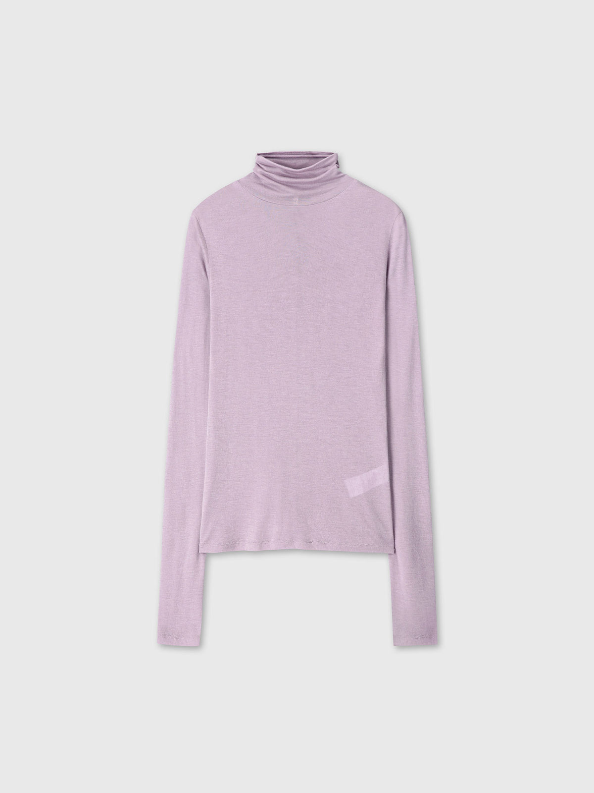 Tonywack - Sheer Slim-Fit High Neck Top (Dusty Lavender) product image 11 | TRAB K-Fashion Australia