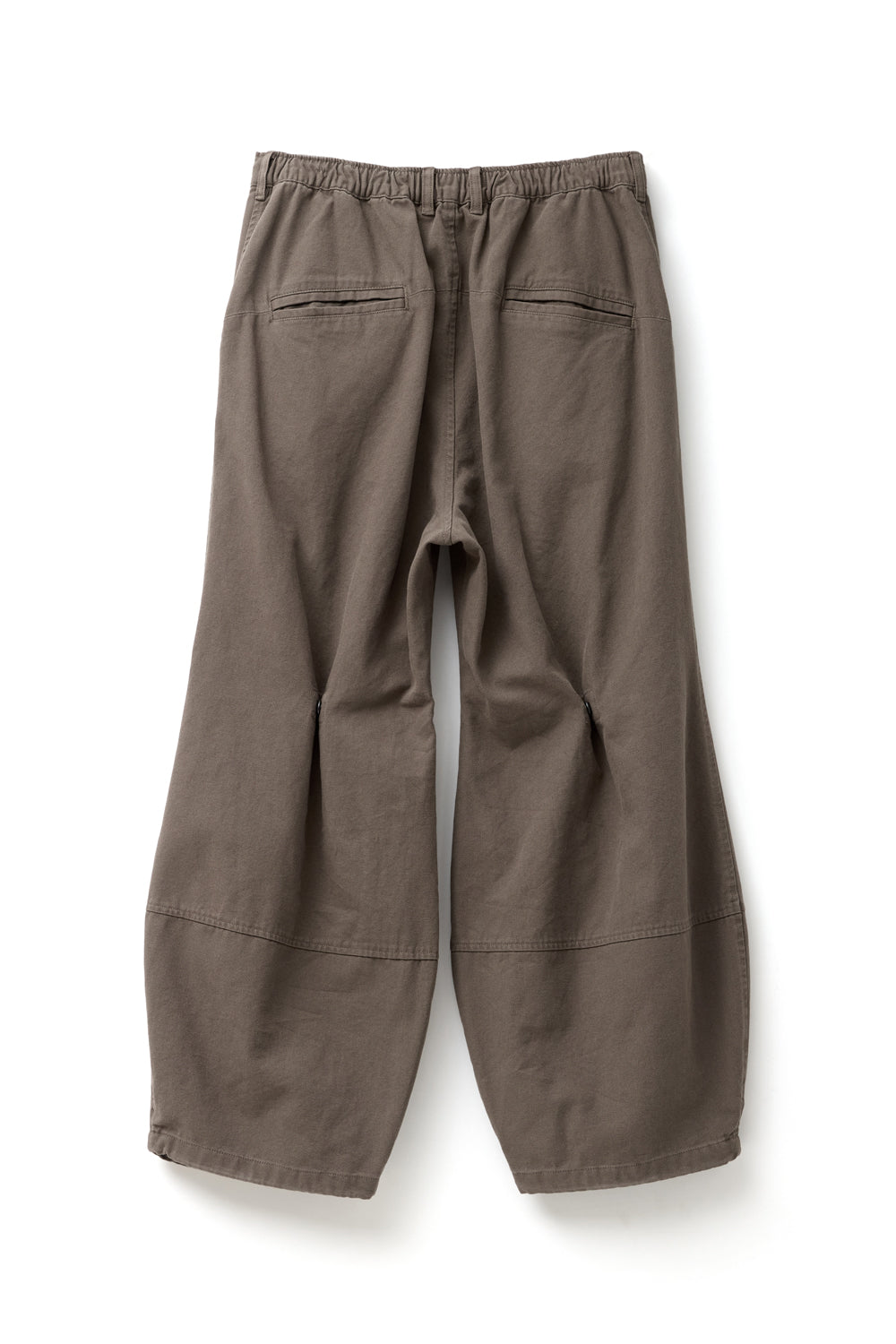 Hatchingroom - Volume Pants Oxford Washed Dark (Beige) product image 2 | TRAB K-Fashion Australia