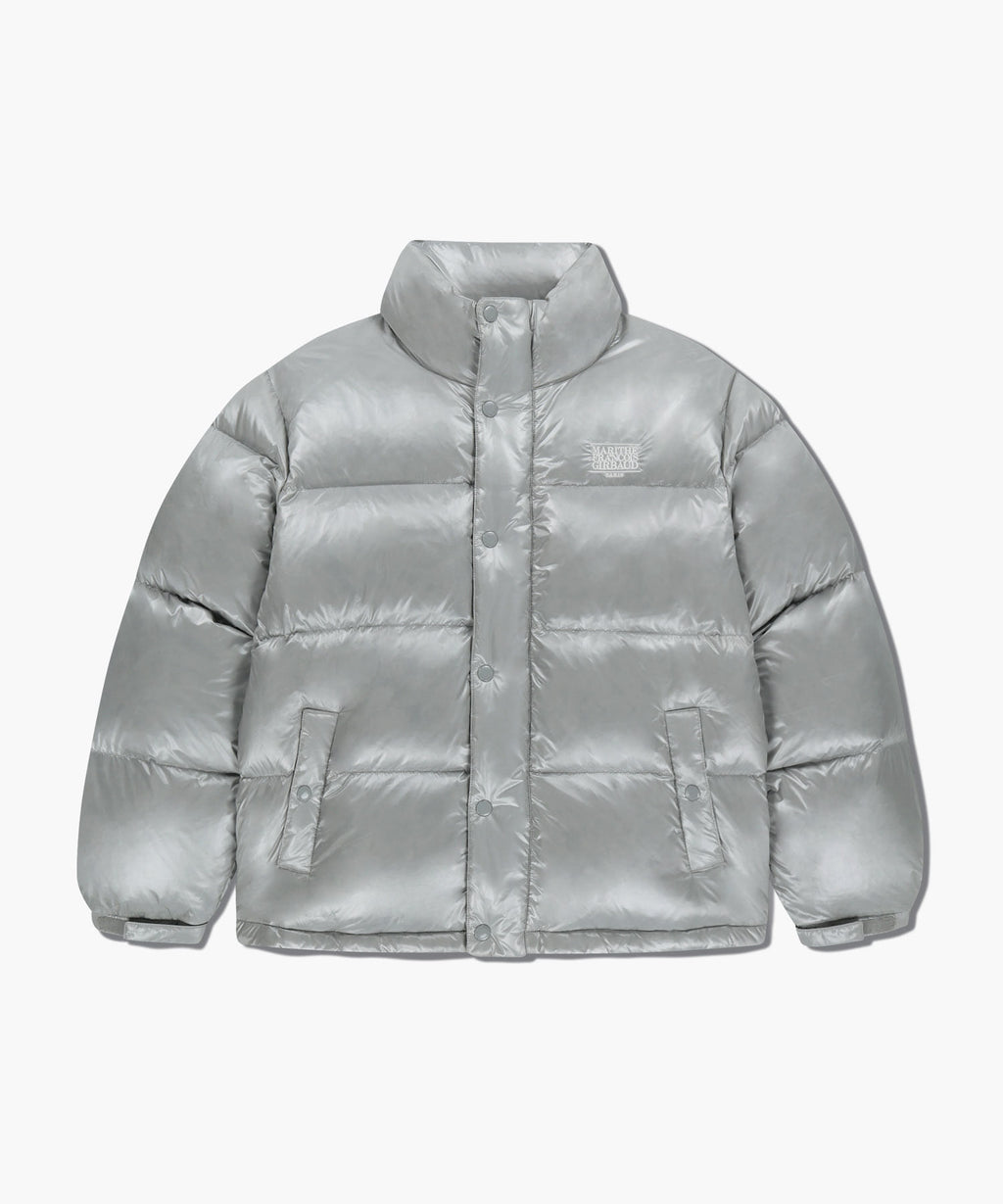 Marithe & Francois Girbaud - Glossy Down Jacket (Light Gray) product image 6 | TRAB K-Fashion Australia