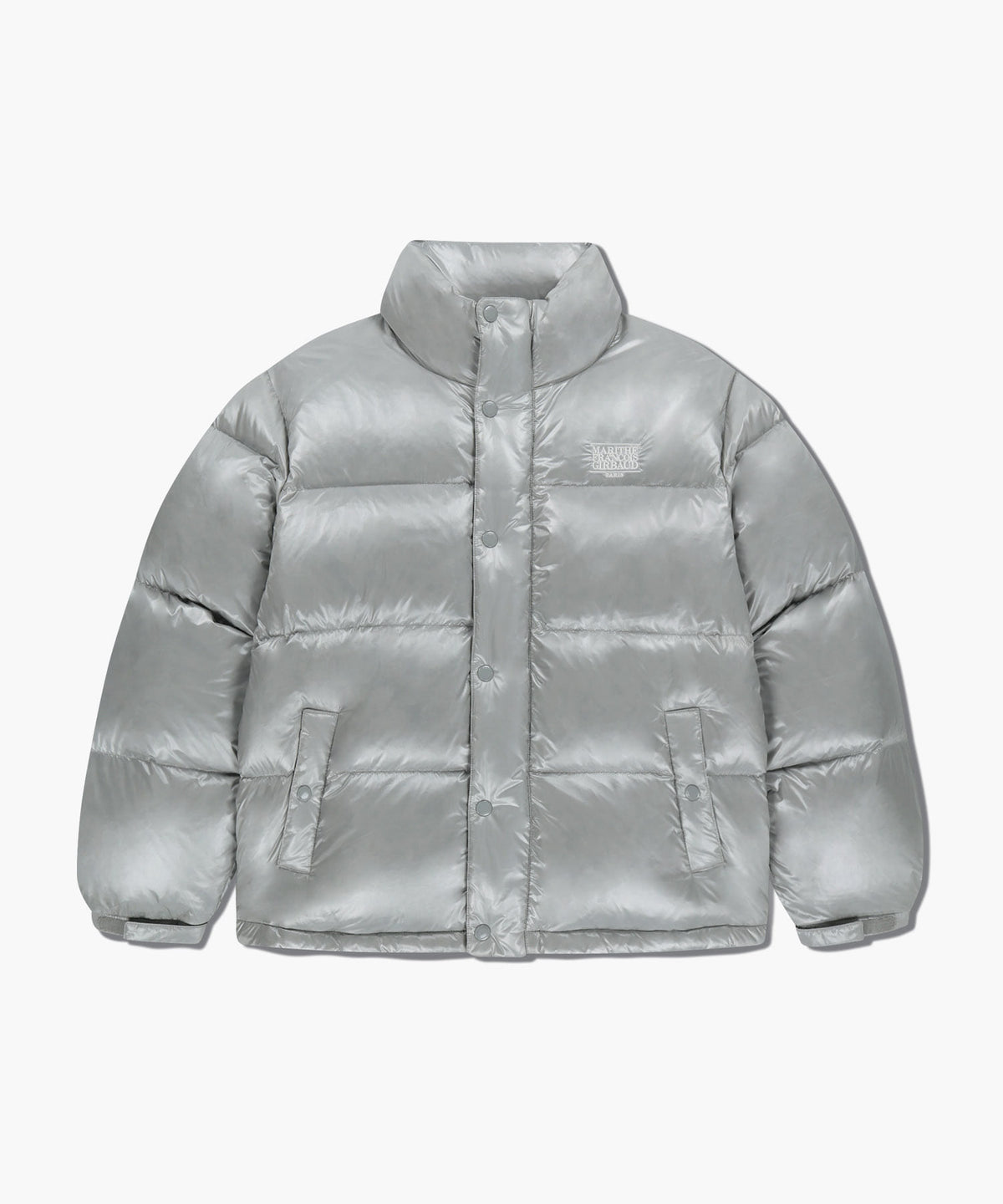 Marithe & Francois Girbaud - Glossy Down Jacket (Light Gray) product image 6 | TRAB K-Fashion Australia